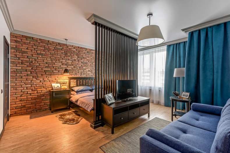 Дизайн 1-комнатной квартиры 2023: ТОП-200 лучших идей